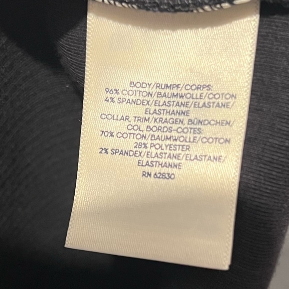Lands’ End Ribbed Polo Shirt – Black – Size 18 XL - Picture 4 of 4